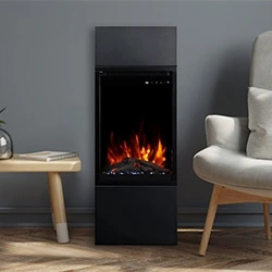 Elektromos kandalló Milos 60 Black