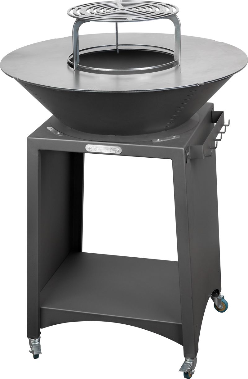Fiesta grill, fekete, acél, átmérő 75 cm