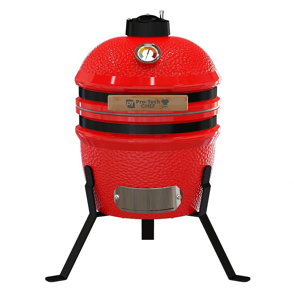 Kamado Egg 13" grill, rács átmérője 27 cm, piros