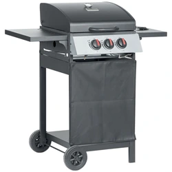 Strend Pro Valencia gázgrill, BBQ, 2+1 égő