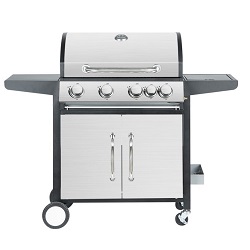 Manresa gázgrill, BBQ, 4+1 égő