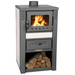 Kandalló kályha Nova Ceramic, 7,5 kW, 120 mm, fehér