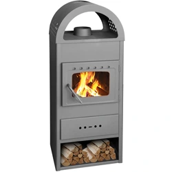 Kandalló kályha Thalia Nera Plus, 5,4 kW, 120 mm