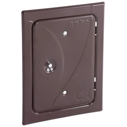 Anko C2.1B 120x180 mm,kéményajtó,barna kéményre szerelhető