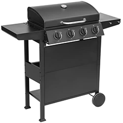 Malaga gázgrill, BBQ, 4 égőfej