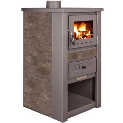 Kandalló kályha Nova Ceramic, 7,5 kW, 120 mm, mokka
