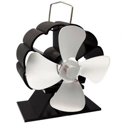FLAMINGO négylapátos tűzhelyventilátor MINI, ezüst